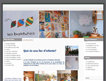 Tablet Screenshot of lesbaldufes.com